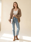 Women's Chunky Oversized Knit Button Cardigan Sweater