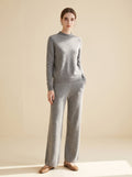 Women's Soft Crew Neck Cashmere-Feel Knit Sweater