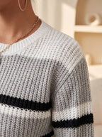 Women's Drop Shoulder Oversized Knit Sweater