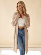 Women's Longline Open Front Knit Duster Cardigan